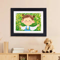 Magnetic Flip Photo Frame for Kids Home Decoration Iron Material Replaceable Children's Art Poster Picture Drawing Display