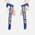 Custom Neoprene Wrist Straps for Weight Lifting and Powerlifting Unisex Black Gym Accessory