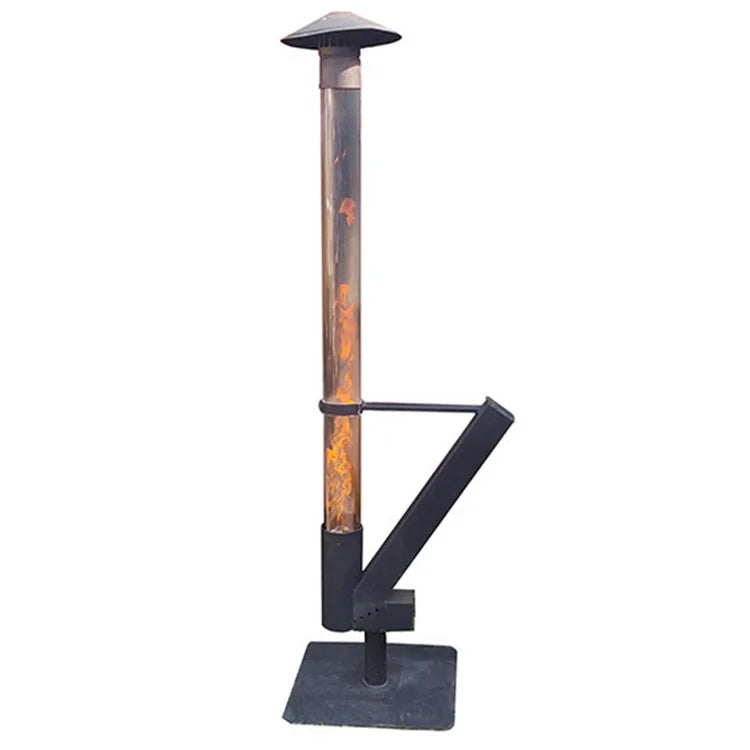 Freestanding Eco-Friendly Modern Garden Patio Heater Outdoor Wood Pellet Stove with 1 Year Warranty