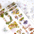 HD Digital Custom Printing Journal Transparent PET Tape Sticker Roll Manufacturer