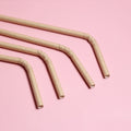 Popular Eco-Friendly Disposable Food Grade Biodegradable U-Type Bendy Paper Straws 6mm 8mm 10mm 12mm Diameter for Parties