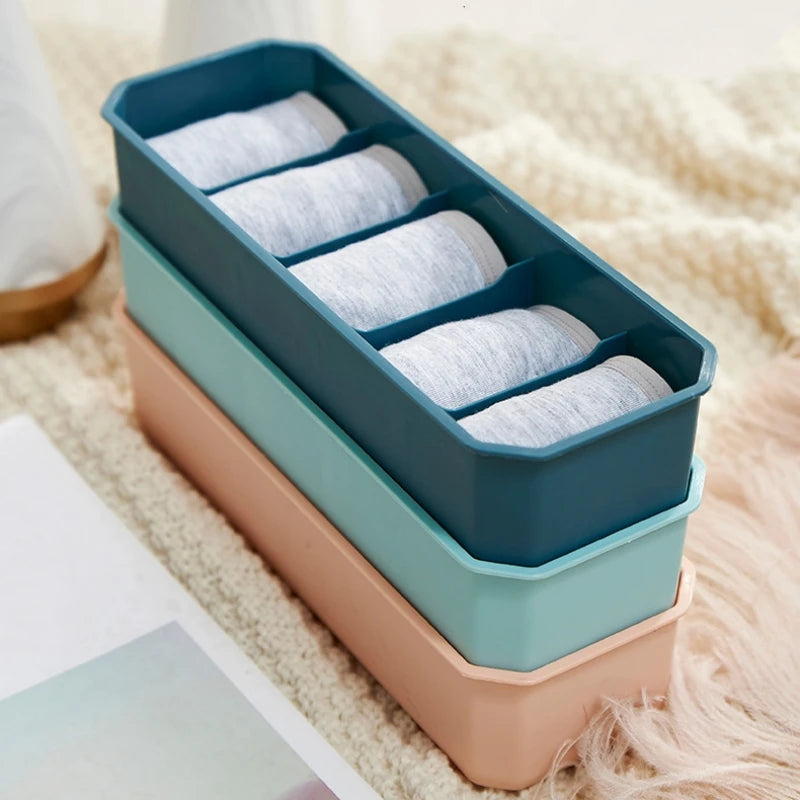 Household Underwear Organizer Drawers Plastic Space Saving Drawer Organizer for Kitchen/Bedroom/Home/Dorm