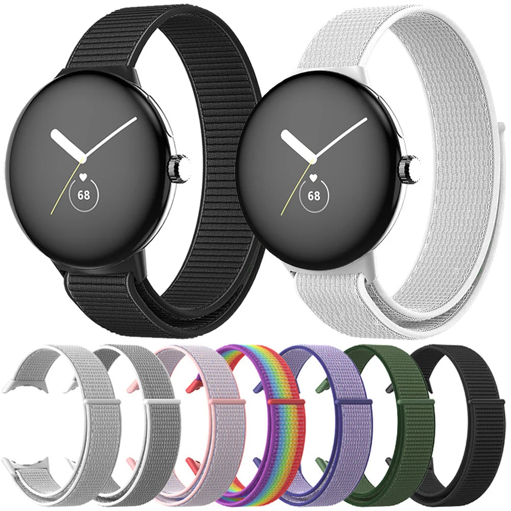 Latest Watch Strap Woven Nylon Loop Strap Bands for Google Pixel Watch Fabric Watch Bands