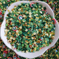 500g DIY Craft Slime Playing Cards Poker Spades Hearts Diamonds Clubs Sequin Acrylic Beads Mix Polymer Clay Sprinkles Slices