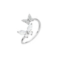 Fashion Butterfly Opening Personality Ring Female Design Niche Light Luxury High Sense Adjustable Ring for Women Girls