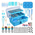236 Pcs Reposteria Piping Tips Nozzles Set Baking Accessories Cake Decorating Supplies Tools Kit with Storage Box