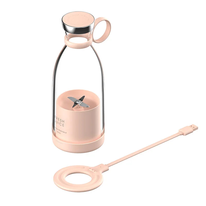 Factory OEM Custom Logo Mini Portable Juicer Classic High Quality New Spin Electric Fruit Mixer Handy Fresh Juicers Blender