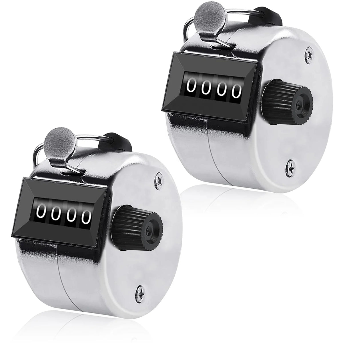 Hot Sale Metal Golf Score Shot Stroke Counter With Clip for Women Men Easy Carry Golf Training Aids Golf Accessory