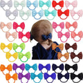 OKAY Wholesale 40 Colors Baby Girls Hair Bows Tie Elastics Rubber Ribbon Hair Bands Accessories for Baby Girls Kids Children