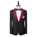 S-6XL Suit Men's Green Fruit Collar Dress Heavy Industry Butterfly Single Top Suit Performance Suit
