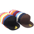 Custom Cotton 3D Embroidery Hiphop Flat Brim Base Ball  Snap Back Hat Snapback Cap