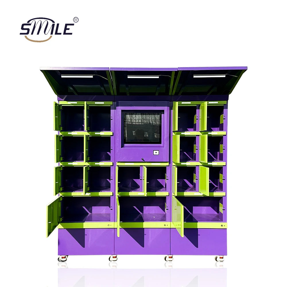 SMILETECH Outdoor Parcel Delivery Intelligent Controller Smart Locker for Courier and Receiver Office Building Use
