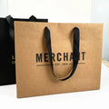 Personalized Custom Brown Kraft Paper Shopping Bags Twisted Paper Handle Recycled Materials Luxury Design Supermarket Promotion