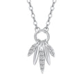 APN38 RINNTIN Best Selling Custom Vermeil Gold Jewelry Pave 5A Cubic Zirconia Diamond Charm Necklace for Women Girls