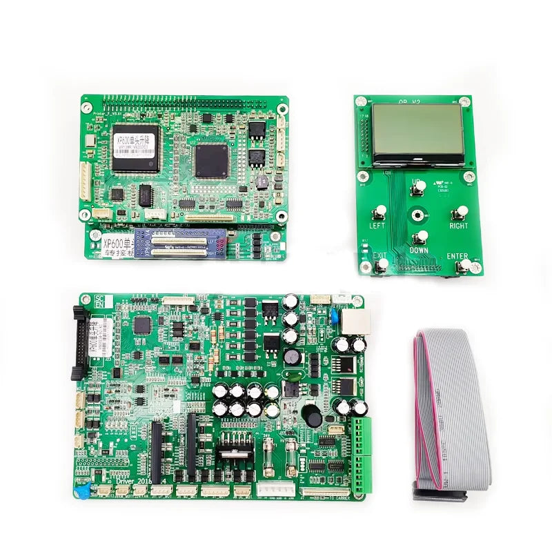 Jucaili Printer Senyang Board Kit for Xp600 Single Head Board Main Board Old Version Green Plates for XP600 1 Head
