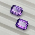 Original Purple Amethyst 7x9mm 10x12mm Loose Natural Octagon Cut Amethyst Gemstone
