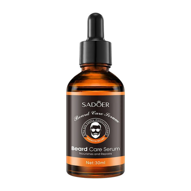 SADOER OEM ODM Wholesale Silky and Freshly Moisturizing 30ml Smooth Nourishing Beard Care Not Greasy Beard Serum