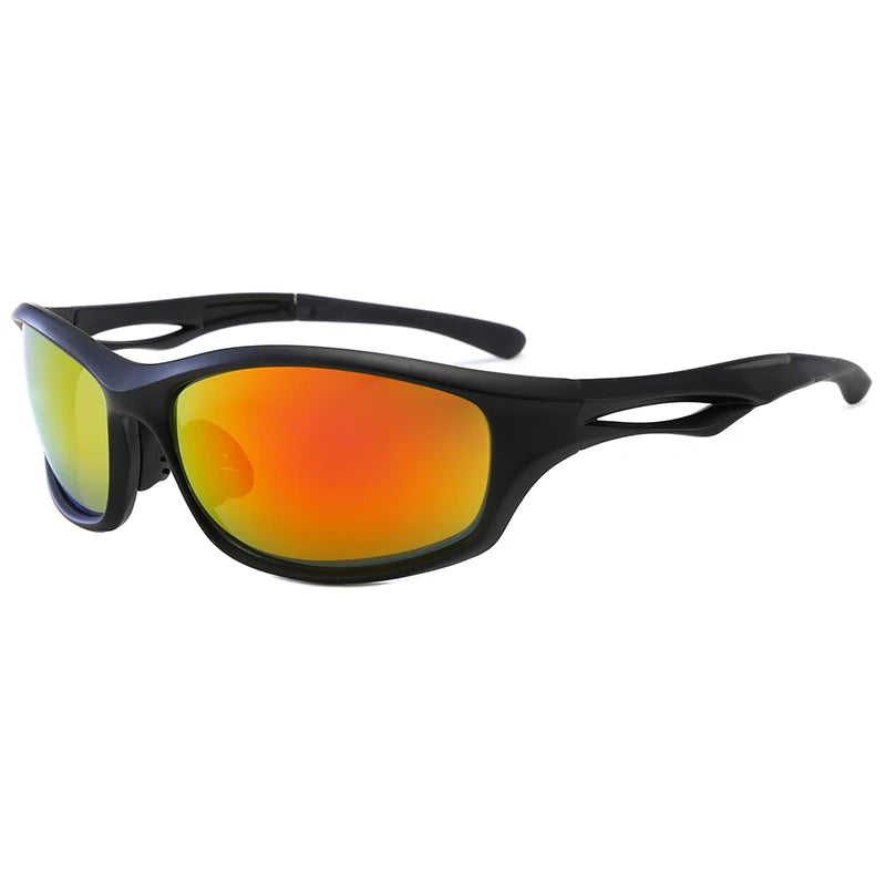 XSY9309PC Sports Eyewear Polarized Squared Lens Cycling Glasses for Men and Women's Riding Sports