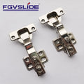 FGVSLIDE Hot Sale Fixed on Soft Close Hinge Kitchen Cabinet Hydraulic 304 Stainless Steel Door Hinge
