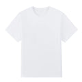 Hot Summer Men's 100% Cotton Woven Short Sleeve T-Shirt Comfortable Soft Loose Fit Blank Customizable Logo Screen Printing
