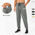 Men Sports Running Pants Pockets Athletic Football Soccer Pant Training Sport Pants Elasticity Legging Jogging Gym Trousers