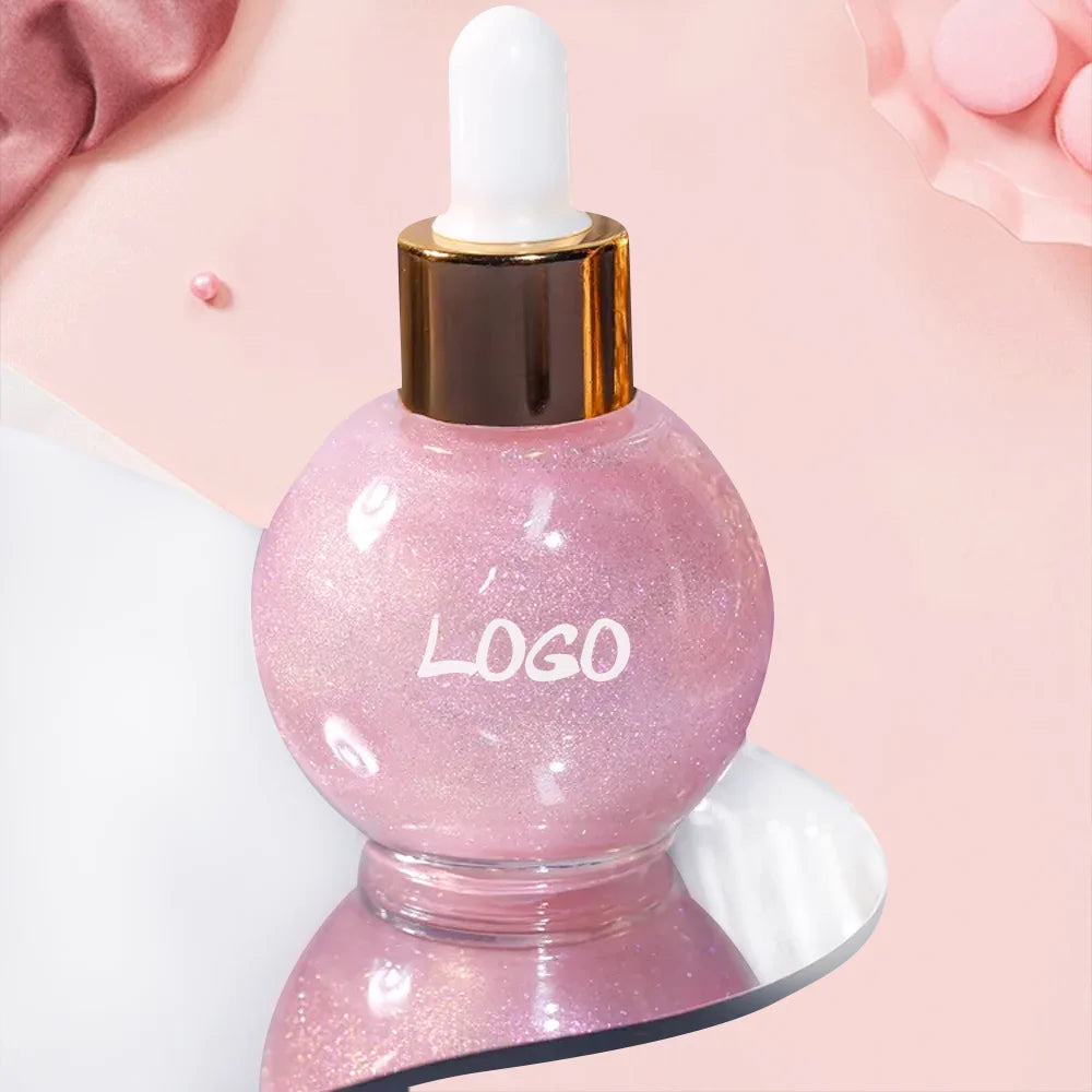 New Arrivals Makeup Drop Big Volume Glass Dewy Design Face Highlighting Glow Body Shimmer Effect Best Liquid Highlighter