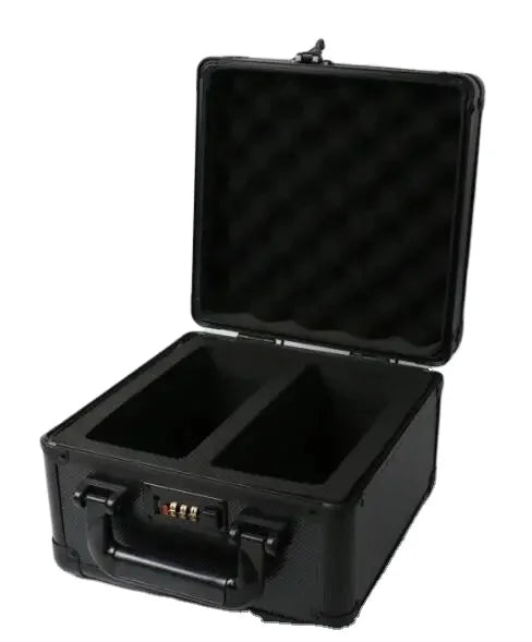 Black 2 Row Powered by Zion Cases  Graded Slab Locking Case