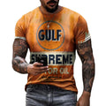Factory Direct Sale Men's Fashion Short Sleeve Athletic Workout T-Shirt Quick Dry Sports Running Top Printed Pattern Made Twill