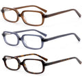 Fashionable Small Square Shape Acetate Frames Classic Simple Spectacle Frames Transparent Black Rectangle Acetate Eyeglasses