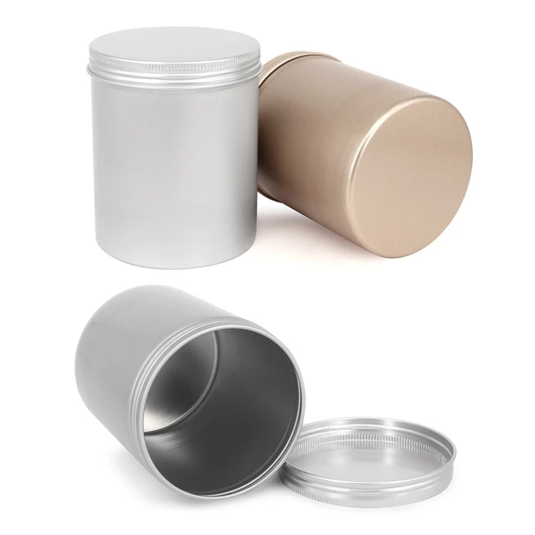 Colorful Printing Aluminum Tin Wholesale Containers Metal Aluminum Jar Tin Aluminum Metal Packaging Cosmetic Tin Can