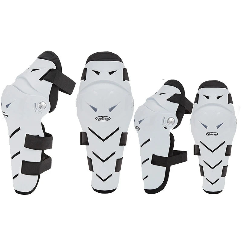Four-Piece Flexible Protective Gear for Motorcycle and Bicycle Motocross Discount Price Knee Pads