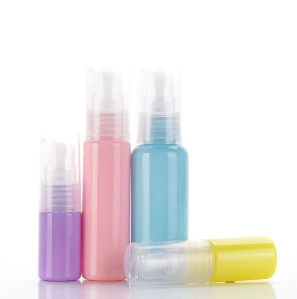 Travel Shampoo Lotion Pump Bottle 10ml 30ml 50ml PET Plastic Empty Refillable Packaging Container