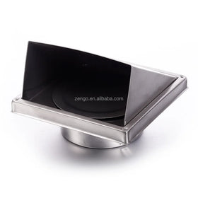 Factory Price Outdoor Air Conditioner Vent HVAC Exhaust Air Stainless Steel Air Vent for Ventilation