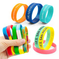 Manufacturer Custom Engraved Plain Waterproof Digital Printed Business Gift Sport Wrist Band Blank Rubber RFID Wristbands