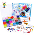Factory Price Supply Soft Ceramic Polymer Clay Beads Kid Diy Flat Round Coloured Clay Beads for Jewelry Bracelet Making Kit