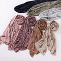 2026 New Knitted Fabric Malay Indonesian Turban Ladies Striped Printing  Scarf Wholesale  Muslim Hijab