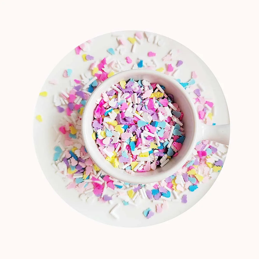 Hot Sell Mixed Style Colorful Polymer Beads Fit Making Diy Phone case Craft Slime Decoration