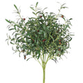 Evergreen Home Decorative Greenery Plant Stem Artificial Olive Leaves