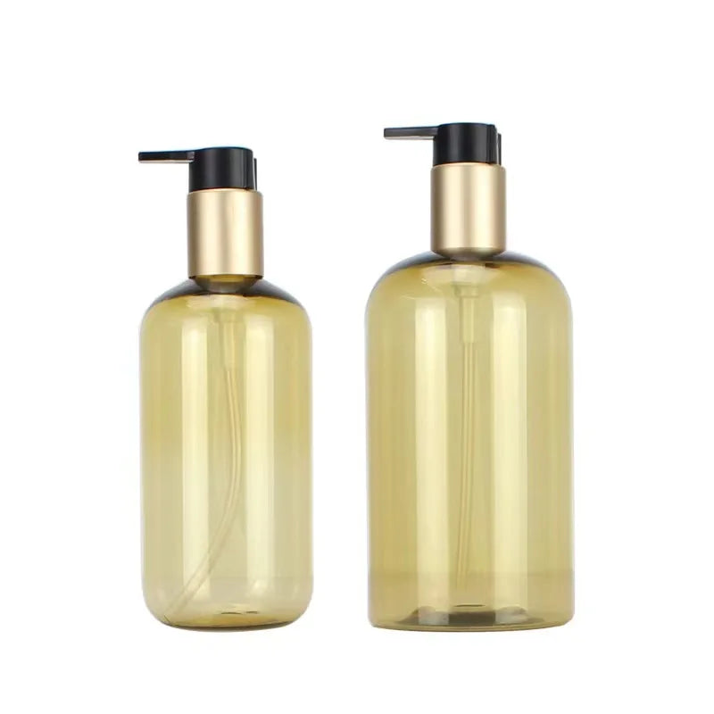 New Deluxe Press 250ml 300ml 350ml 500ml PET Body Lotion Biodegradable Shampoo Bottle Lotion Bottle