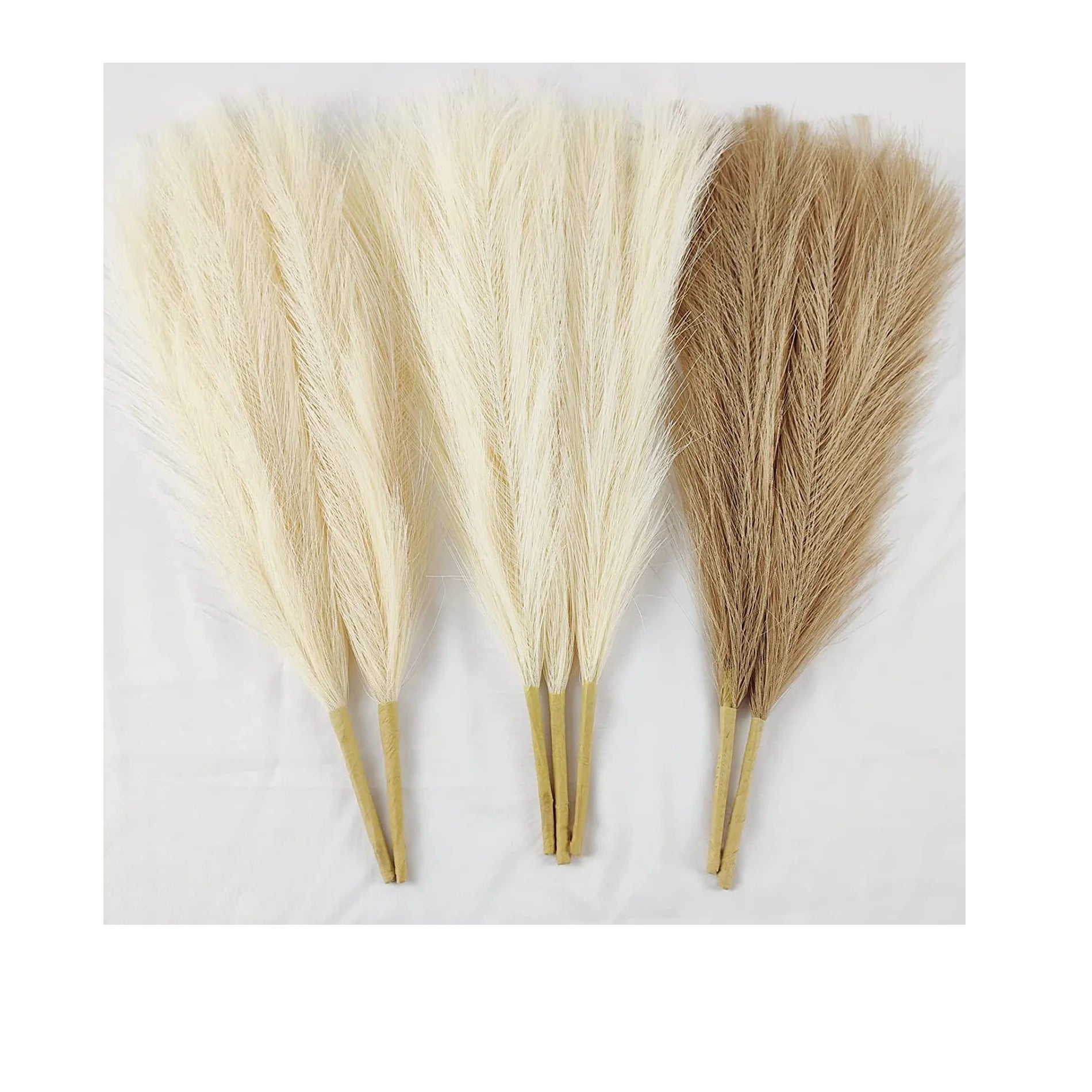 45cm 7Forks Home Decor Wedding Centrepiece Pink Grey Faux Mini Blush Pampas Grass Flowers Arrangement Pampas Grass Artificial