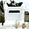 Adult Kids Inflatable Jumping Castle Commercial Giant Large White Bounce House Instant Blow up for Party Wedding Birthday