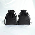 Customized Black Velvet Jewelry Pouch 9*12 cm Superior Packaging Diverse Uses Drawstring Clothing Storage Bag Gift Wrapping