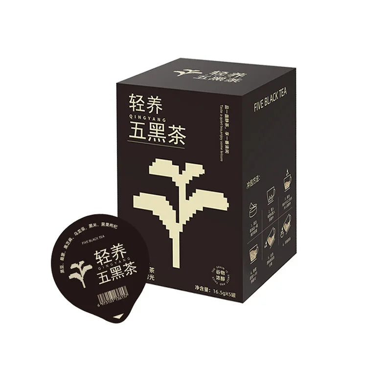 Original Formula Customizable Packaging Grain Health Tea Black Goji Berry Black Bean Black Rice Tea