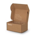 Custom Print Recycled Materials Kraft Mailer Folders with Matt Lamination & Embossing Custom Size Accepted