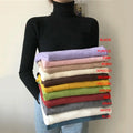 Unisex Custom Logo Turtleneck Pullover Sweater Wholesale Long Sleeve Knitwear for Women Men Casual Style Girl Knitted Sweater