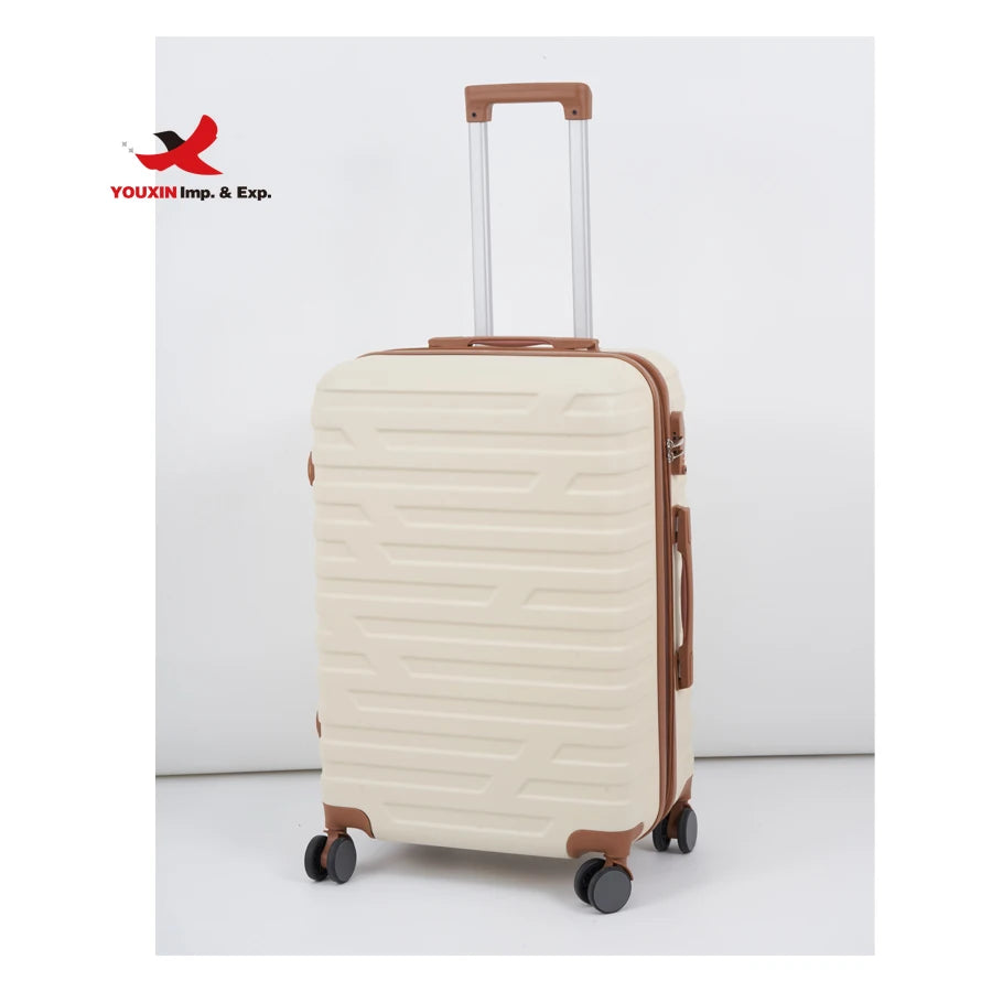Manufacturer Wholesale OEM Lightweight ABS Suitcase Durable Trolley Luggage Bag with 360 Degree Wheels for Men Women