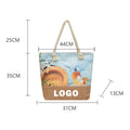 Summer Beach Style Women's Shoulder Bag Durable Thick Polyester Large-capacity Portable Women's Tote Bag Handbag