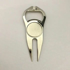 Wholesale Custom Logo Zinc Alloy Durable Golf Divot Repair Tool Removable Ball Marker Magnetic Style OEM Personalized Sport Tool