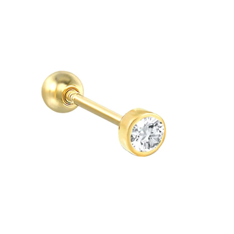 Rainbowking Preferential Price S925 Sterling Silver Diamond Piercing Fashion Ins Thread Stud Earrings Earrings Jewelry Set
