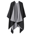 European and American Solid Color Other Square Geometric Shawl with Autumn Winter Warm Four-Way Stretch Scarf
